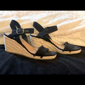Lucky brand black wedges